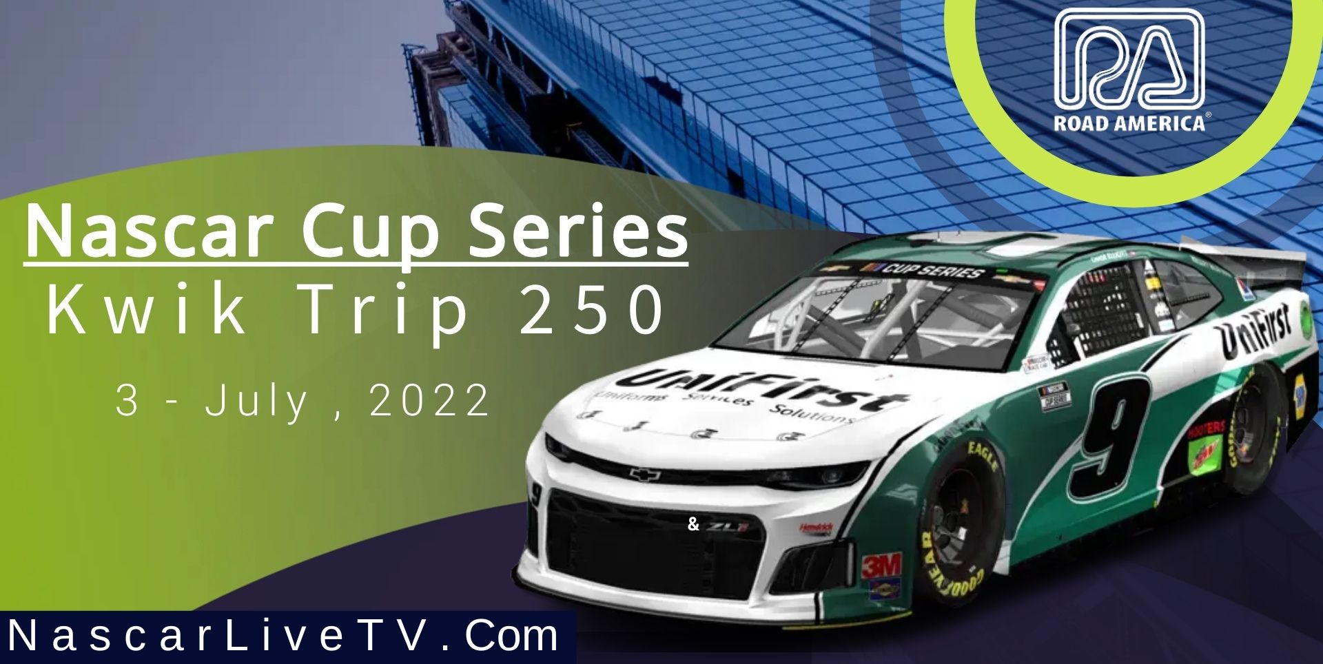 Kwik Trip 250 NASCAR Cup Series Live Stream 2022