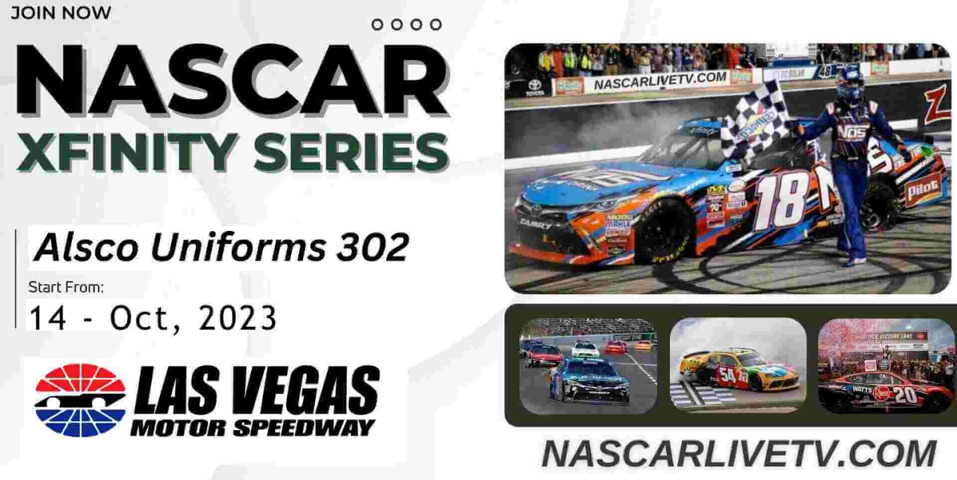 Alsco Uniforms 302 Live Stream 2023 NASCAR Xfinity Series