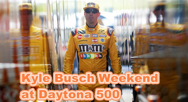 Watch How Kyle Busch Spend His Weekend at Daytona 500