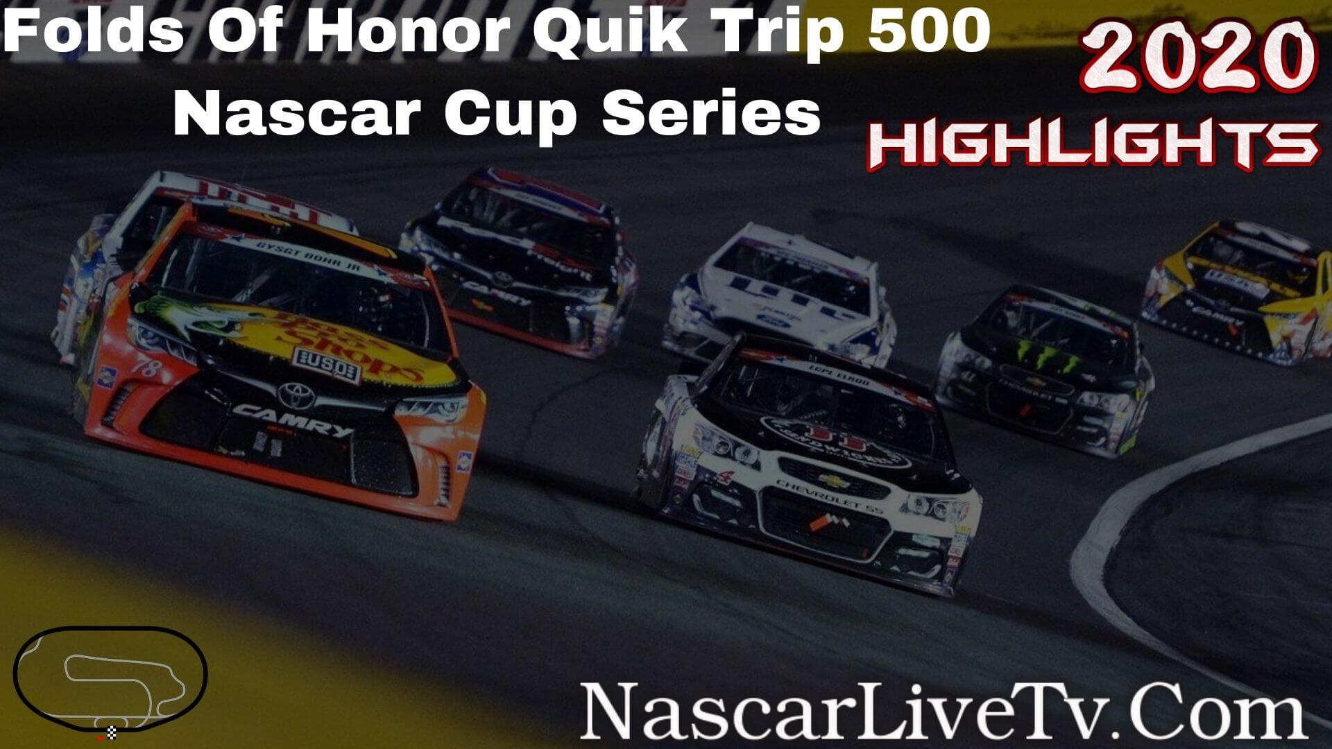 Folds Of Honor Quik Trip 500 Nascar Cup 2020 Highlights