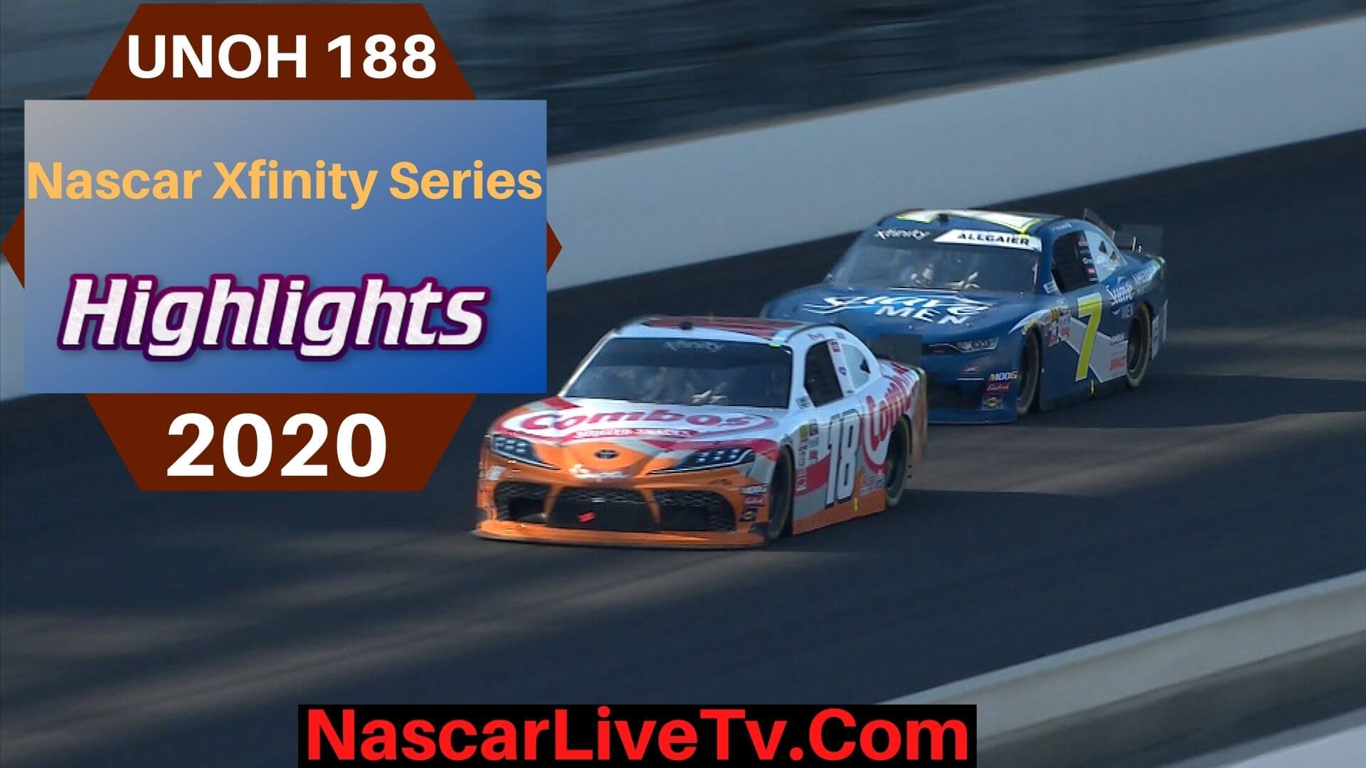 Unoh 188 Nascar Xfinity Series 2020 Highlights