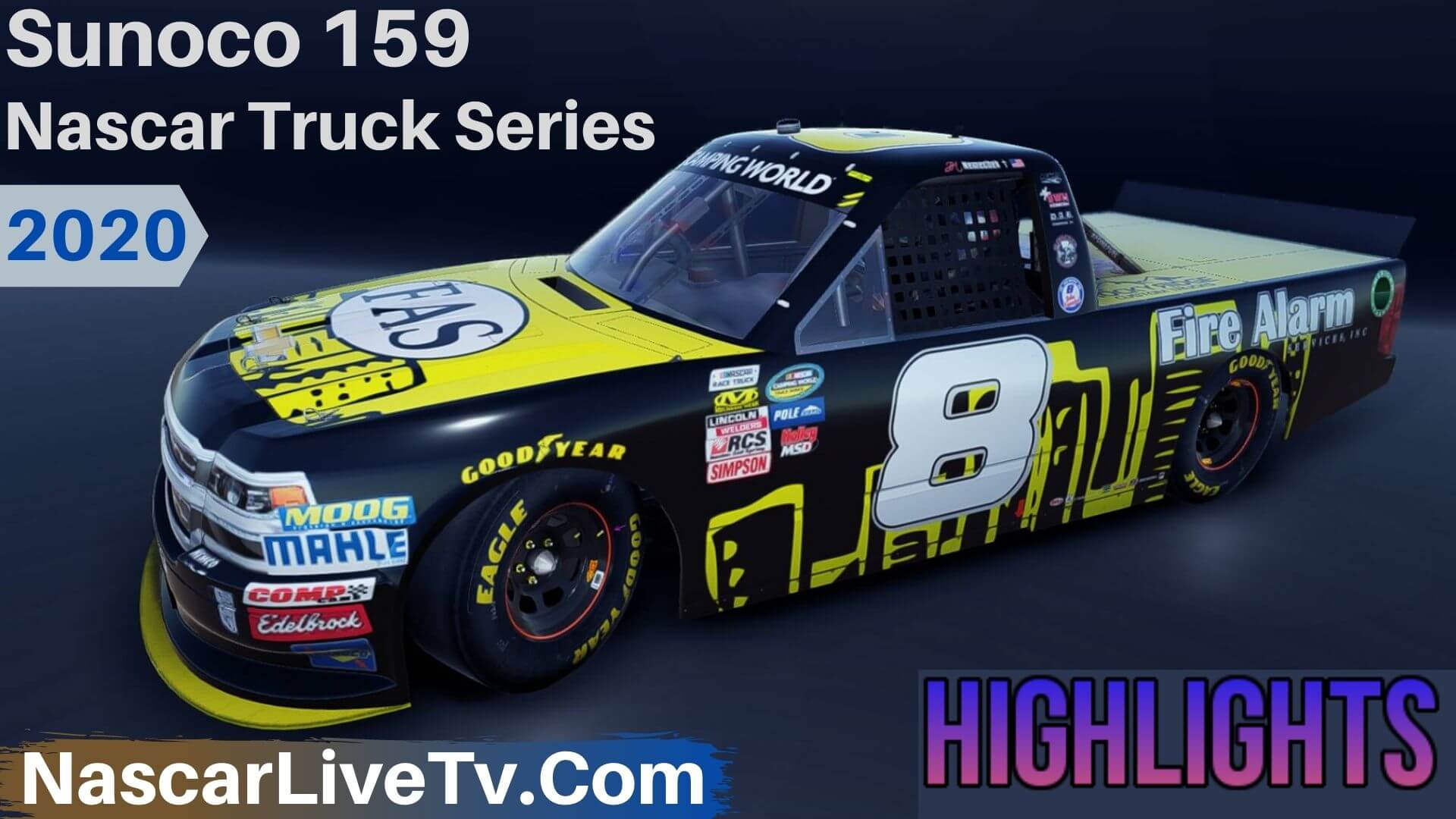 Sunoco 159 Nascar Truck Series 2020 Highlights