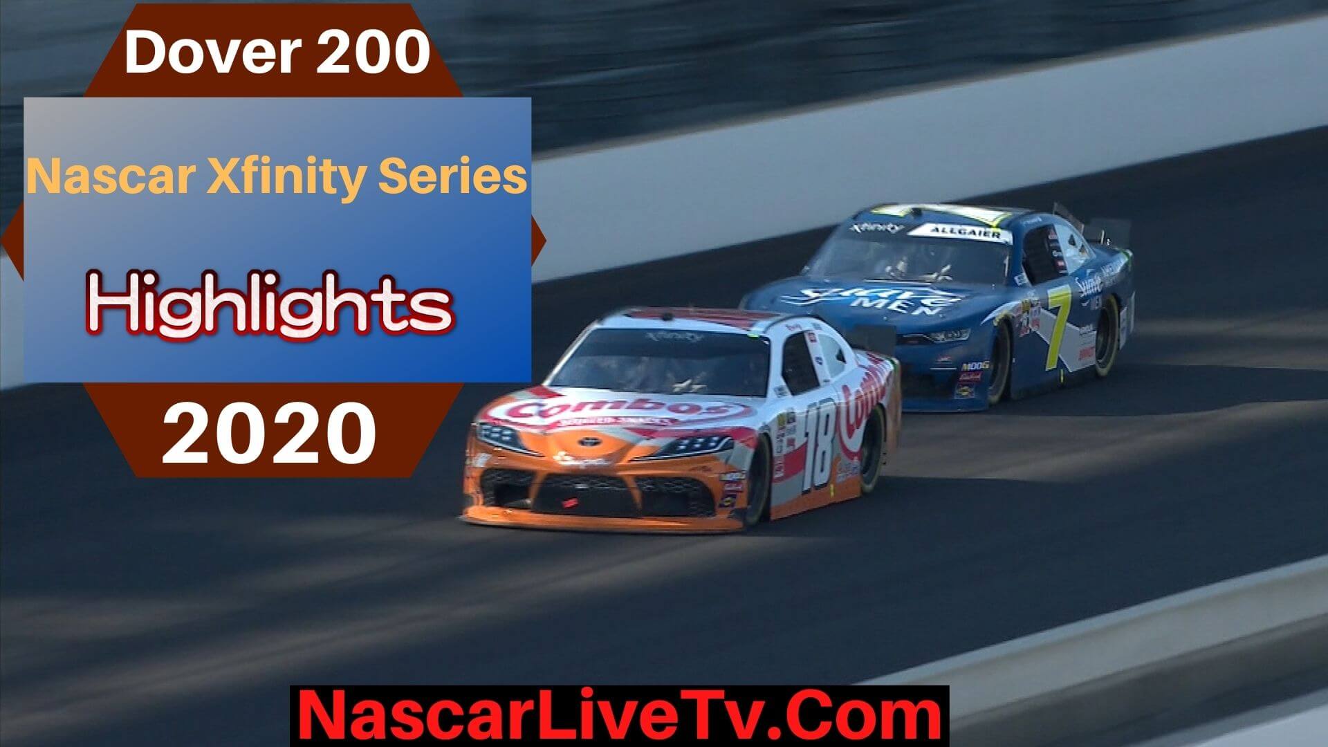 Dover 200 Nascar Xfinity Series 2020 Highlights