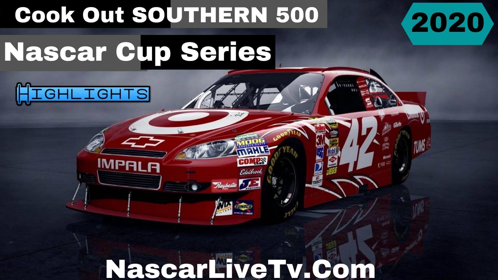 Cook Out SOUTHERN 500 Nascar Cup Series 2020 Highlights