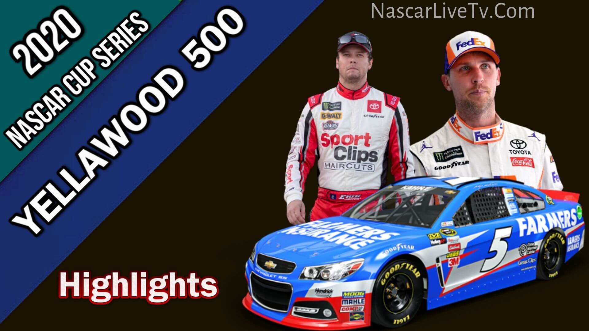 YELLAWOOD 500 Nascar Cup Series 2020 Highlights