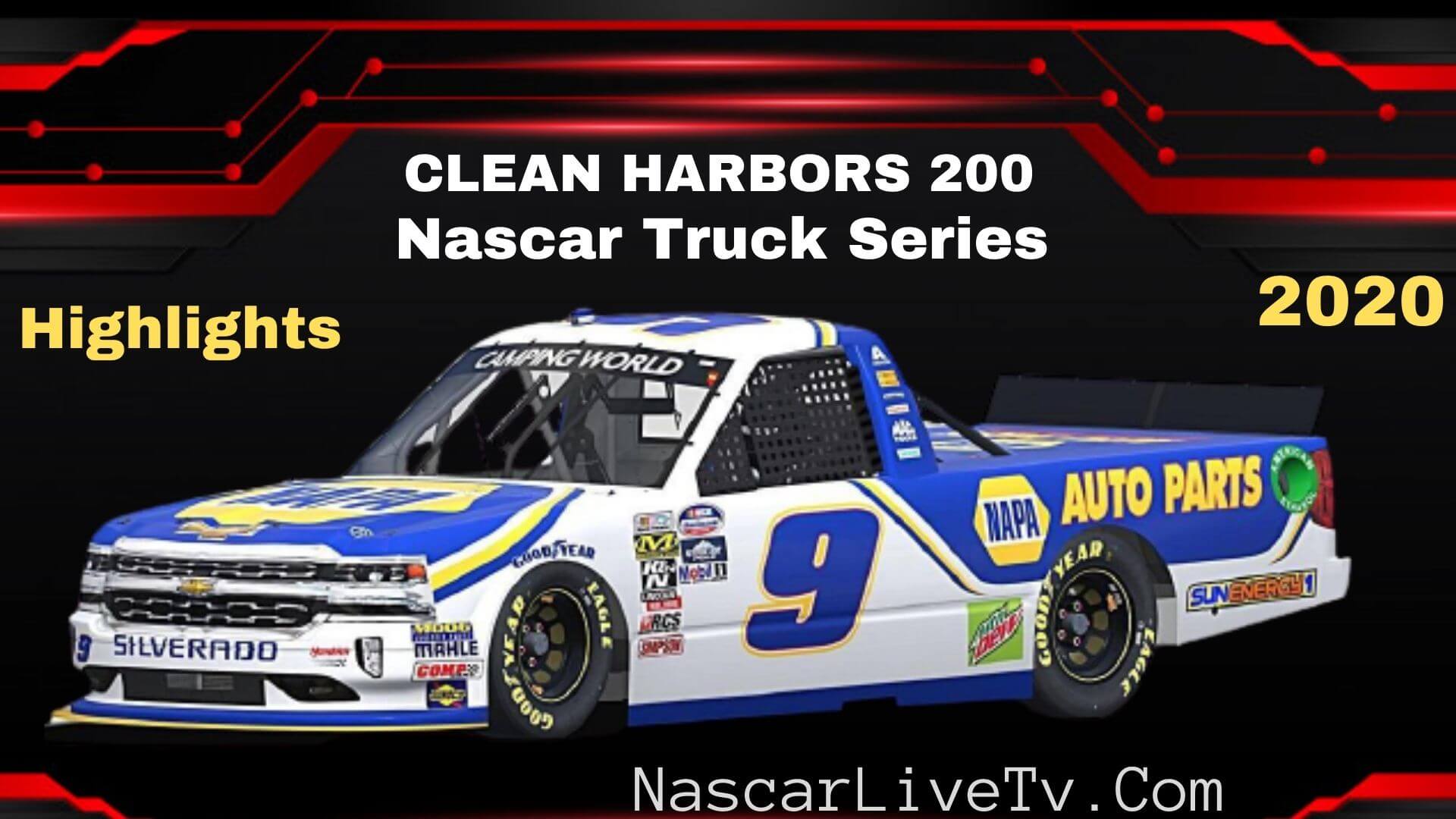 CLEAN HARBORS 200 Nascar Truck Series 2020 Highlights