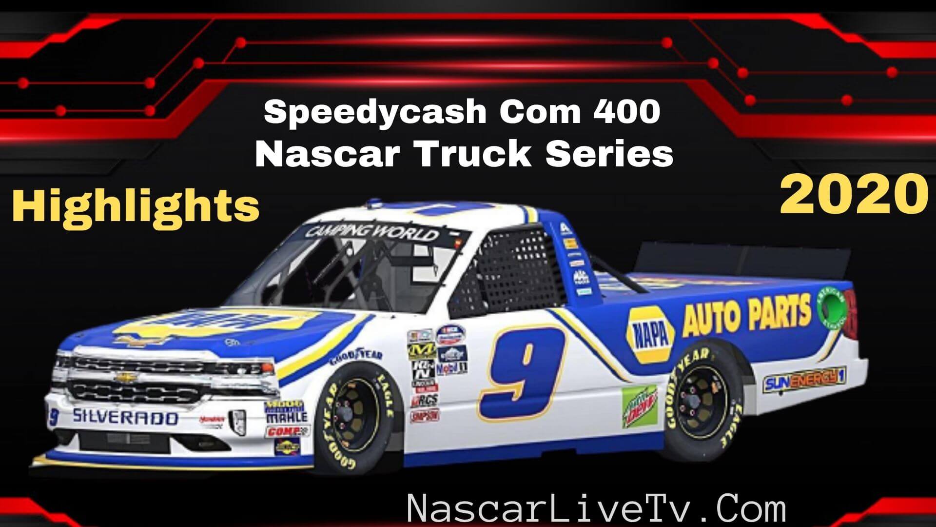 Speedycash Com 400 Nascar Truck Series 2020 Highlights