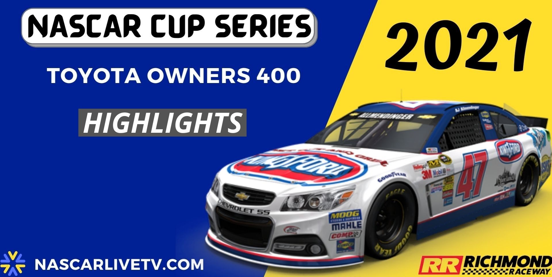 Toyota Owners 400 NASCAR Cup Series Highlights 2021