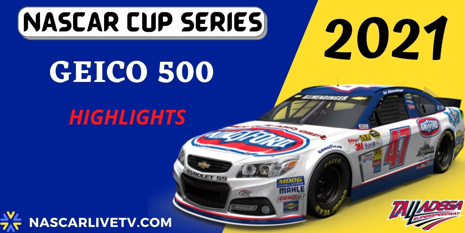 GEICO 500 NASCAR Cup Series Highlights 2021