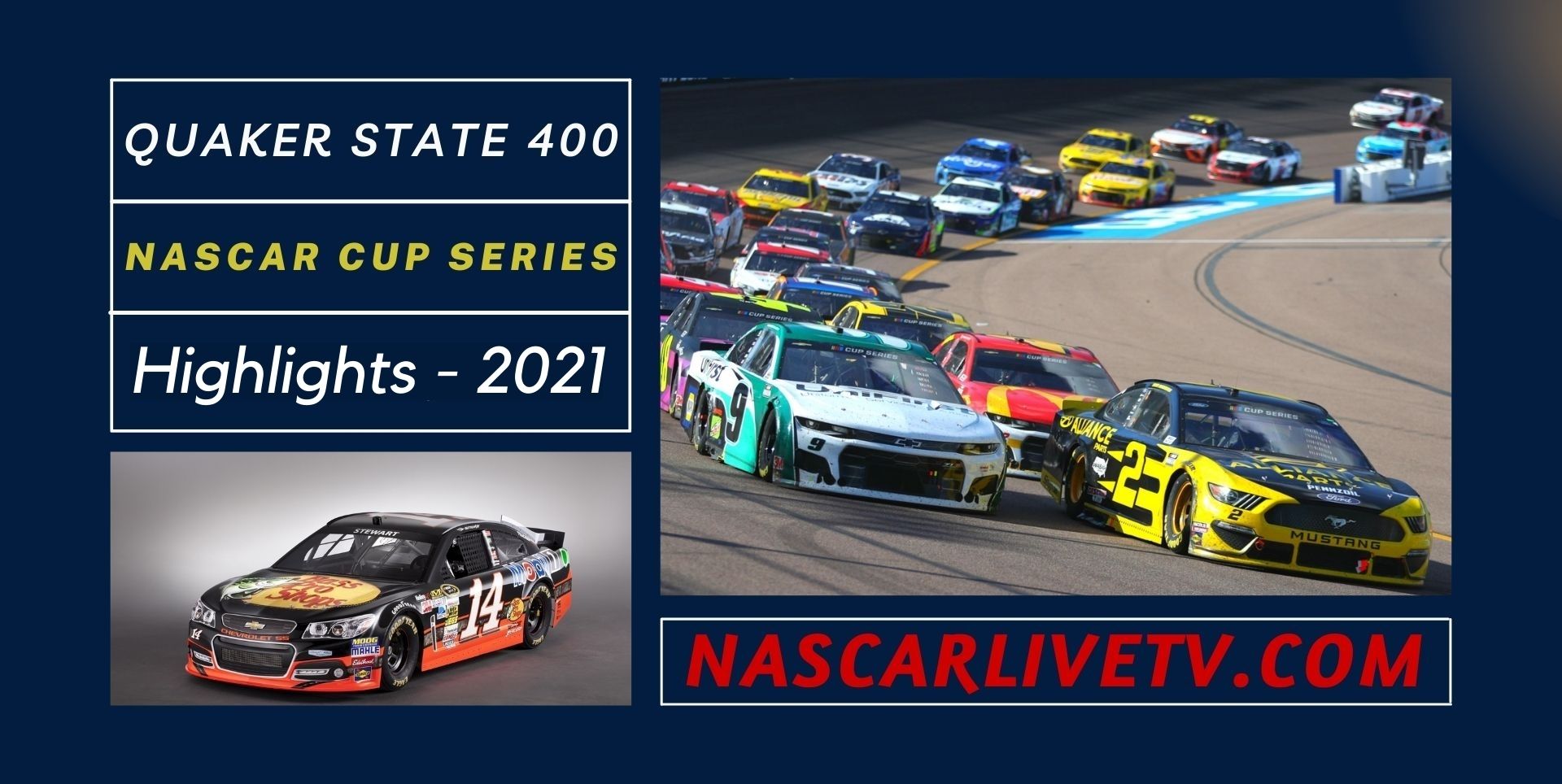 Quaker State 400 NASCAR Cup Series Highlights 2021