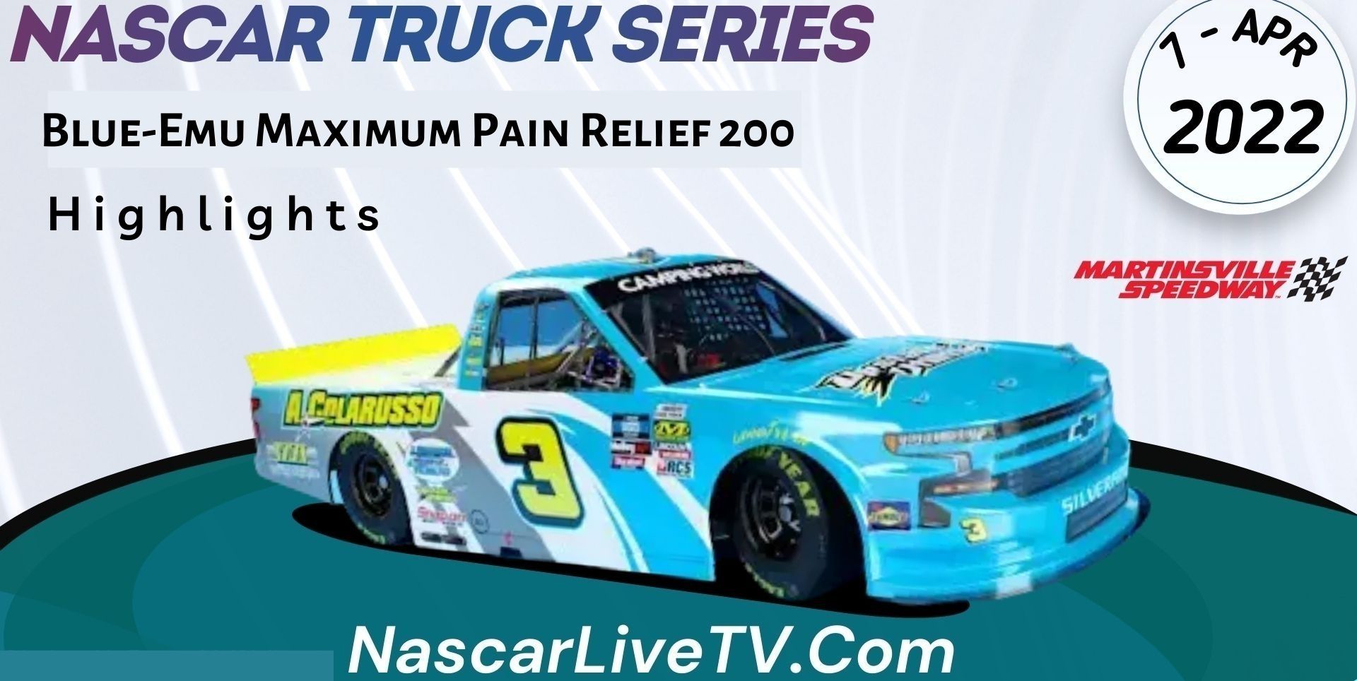 Blue Emu Maximum Pain Relief 200 Highlights NASCAR 2022