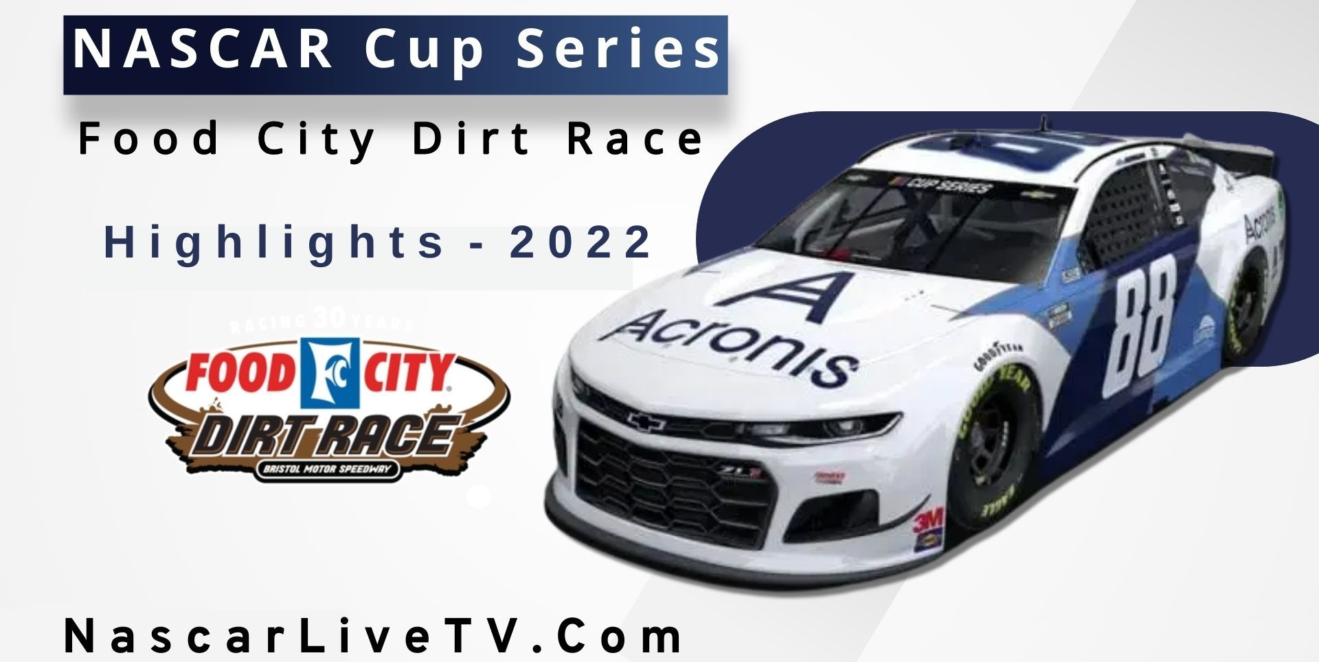 Food City Dirt Race Highlights Nascar Cup 2022