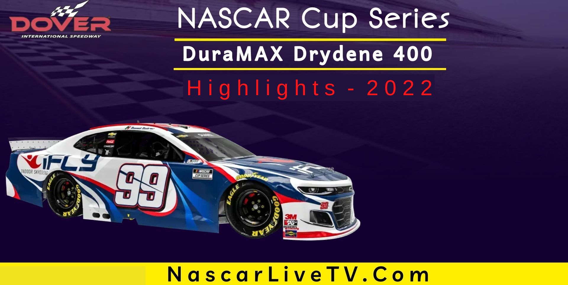 DuraMAX Drydene 400 Highlights Nascar Cup Series 2022